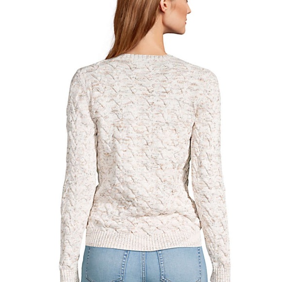 NWT LANDS END CABLE KNIT SWEATER - Picture 2 of 8